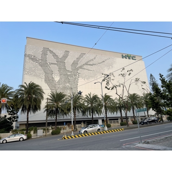 外牆樹造型帷幕