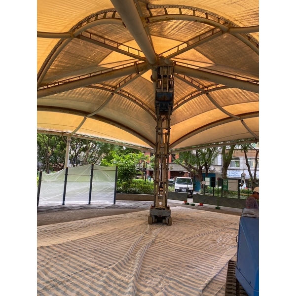 公園造型棚架鋼構噴塗-詮成油漆工程行
