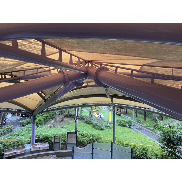 公園造型棚架鋼構噴塗-詮成油漆工程行