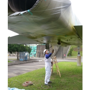 展示飛機噴漆塗裝