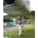 展示飛機噴漆塗裝