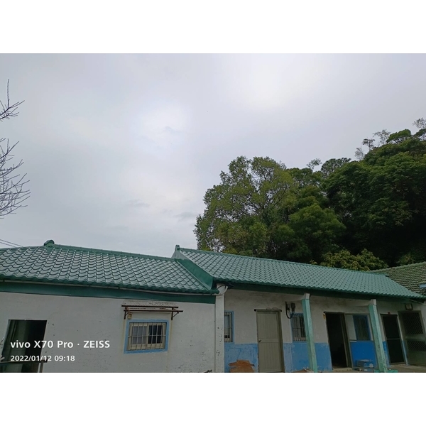 苗栗五湖三合院-屋頂瓦翻新