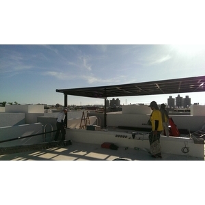 H型鋁鋼構採光罩 , 利源不銹鋼鋁門窗行