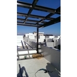 H型鋁鋼構採光罩 , 利源不銹鋼鋁門窗行