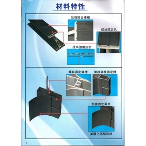 H型鋁鋼構材料