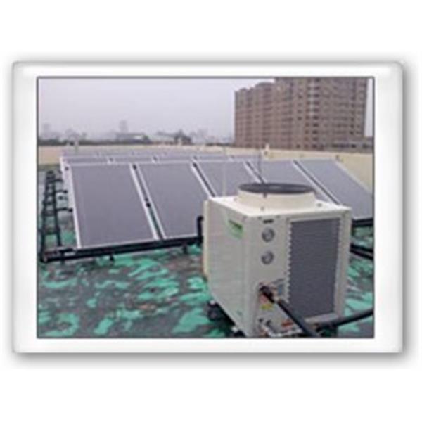 HDE50WD熱泵搭配12片太陽能集熱板 配