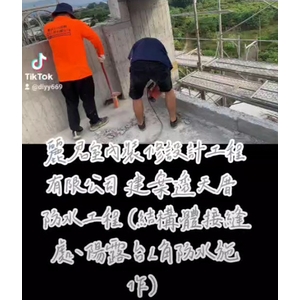 防水工程－建案透天厝－結構體接縫處、陽露台L角防水施作