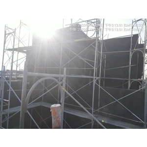 防水工程｜建案6戶透天厝｜外牆全面性噴塗防水工程