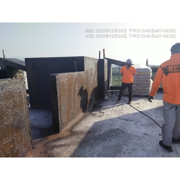 防水工程｜建案6戶透天厝｜外牆全面性噴塗防水工程