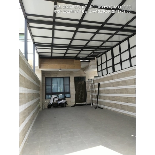 透天厝前車庫採光罩-麗君室內裝修設計工程有限公司