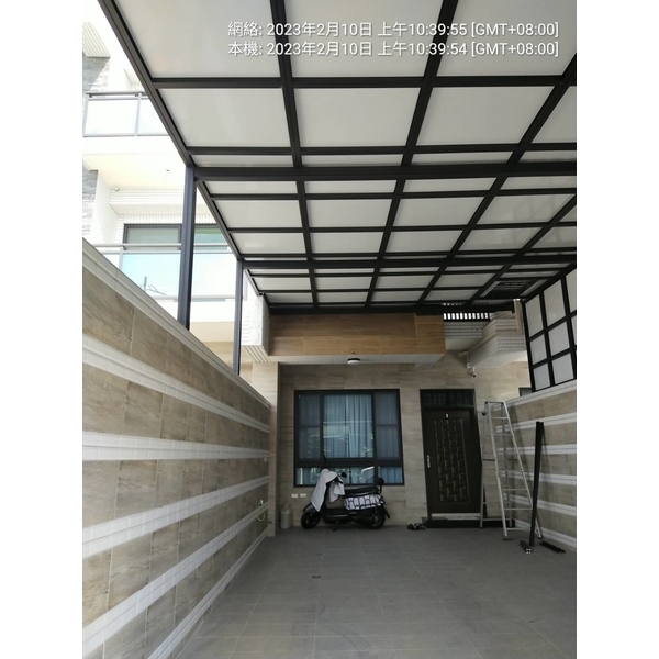 透天厝前車庫採光罩-麗君室內裝修設計工程有限公司