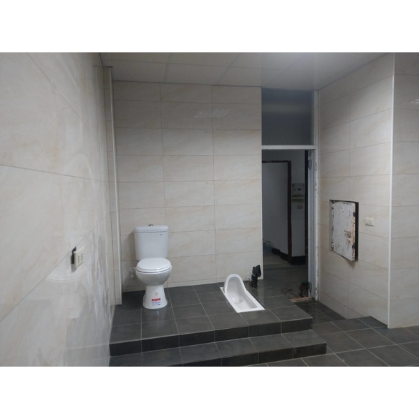 廁所整修裝修工程-蹲式馬桶安裝