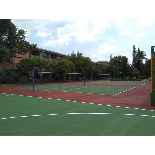 嘉義國中排球場及籃球場