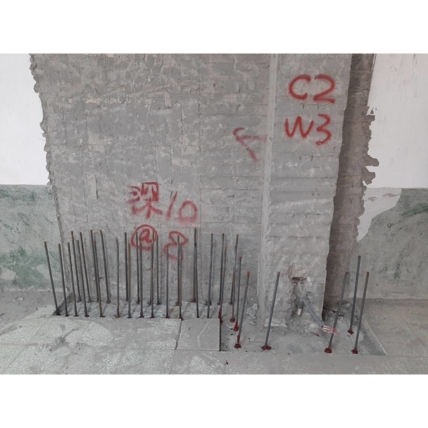 校舍耐震補強工程-翼牆植筋 校舍耐震補強工程-翼牆植筋-麗君室內裝修設計工程有限公司