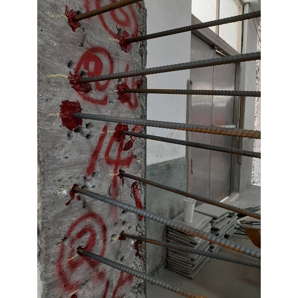 校舍耐震補強工程-翼牆植筋 校舍耐震補強工程-翼牆植筋-麗君室內裝修設計工程有限公司