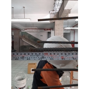 校舍耐震補強工程-翼牆植筋