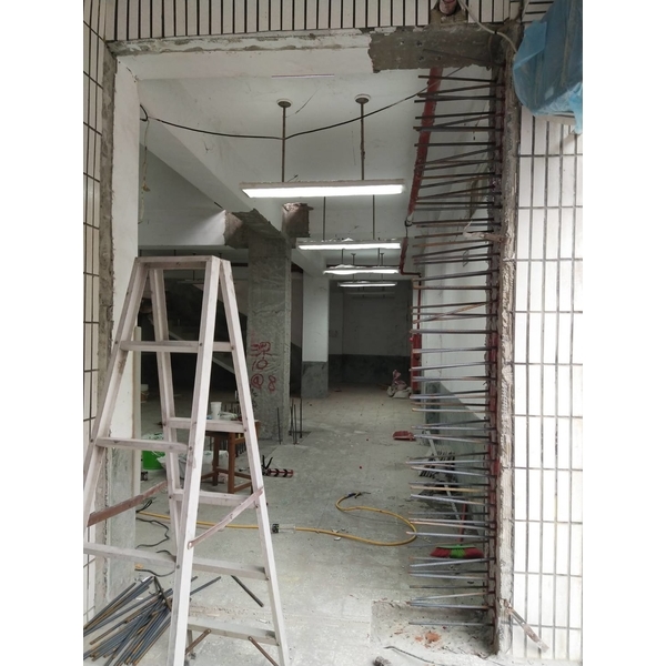 校舍耐震補強工程-翼牆植筋-麗君室內裝修設計工程有限公司