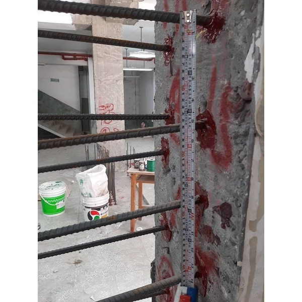 校舍耐震補強工程-翼牆植筋-麗君室內裝修設計工程有限公司