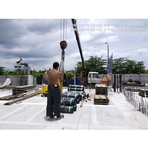 地下室外牆回填面鋪設熱熔式防水毯