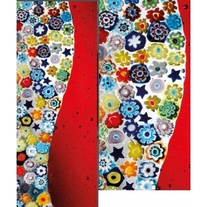 義大利威尼斯彩色島手工玻璃　牆面裝置藝術 , 富田光電有限公司