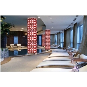 義大利威尼斯彩色島手工玻璃柱子裝置藝術 , 富田光電有限公司