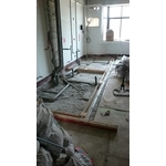 濕式隔間前置作業-止水墩 - 富麗庭室內裝修工程有限公司