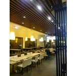 金屬木紋格柵天花 - 富麗庭室內裝修工程有限公司