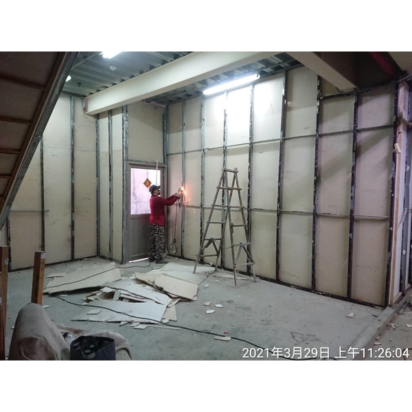 陶粒板隔間及輕質灌漿牆工程