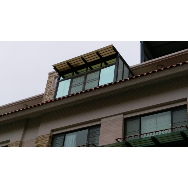 H型鋼鋁玻璃採光罩系列