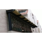 H型鋼鋁採光罩+鍛鐵防盜窗 - 禾信鋼鋁門窗