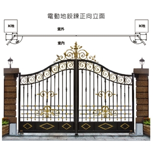 中庭景觀大門,瀚達實業社