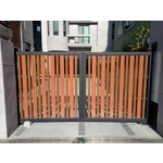 白鐵烤漆大門 - 瀚達實業社