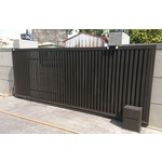 不銹鋼雙面格柵電動大門 , 岱詠有限公司