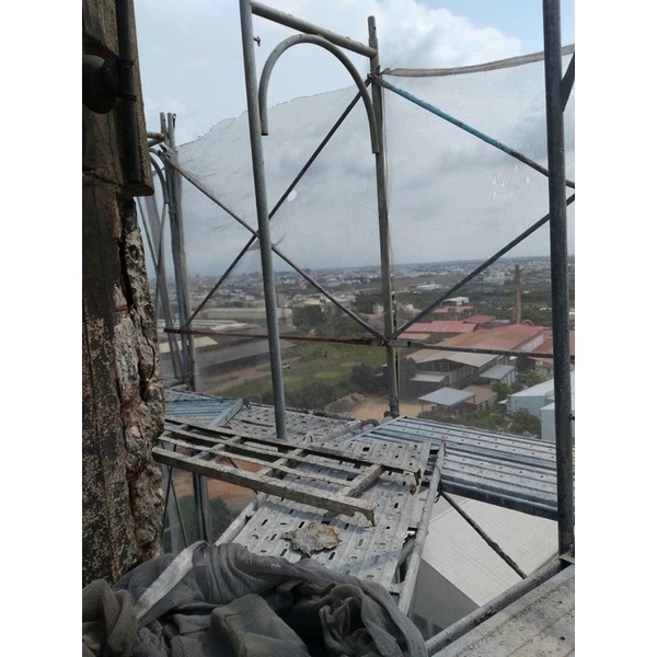 彰化縣大村煙囪拆除