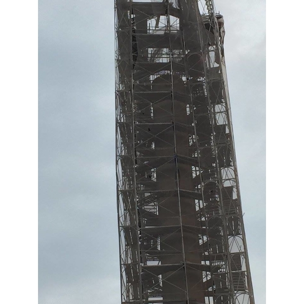 彰化縣大村煙囪拆除