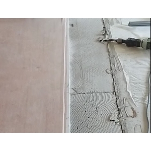 【勁猛工程行】∣中部拆除工程∣玄關入口地磚造型打除