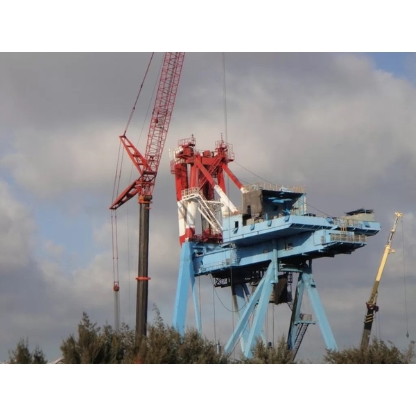 台電發電廠拆除 - 取煤機拆除