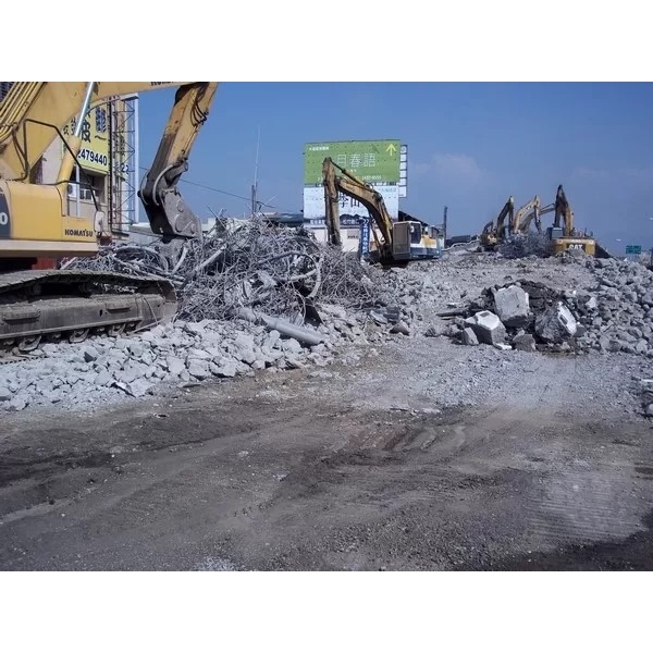 橋樑拆除-橋墩拆除及橋面切割拆除工程