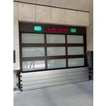 中和景安捷運站大樓車道門-按裝防水閘門 - 岳進興金屬門窗有限公司