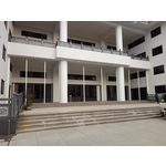 湧光襌寺白鉄電動捲門＆特加裝吊掛式移動中柱-岳進興金屬門窗有限公司