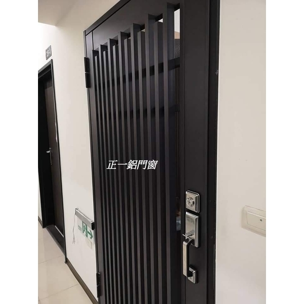 格柵防盜門-正一興鋁門窗行