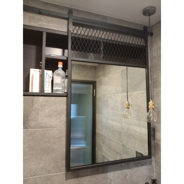 三重文化南路-鐵件加鏡子,富祥鋼鋁企業社