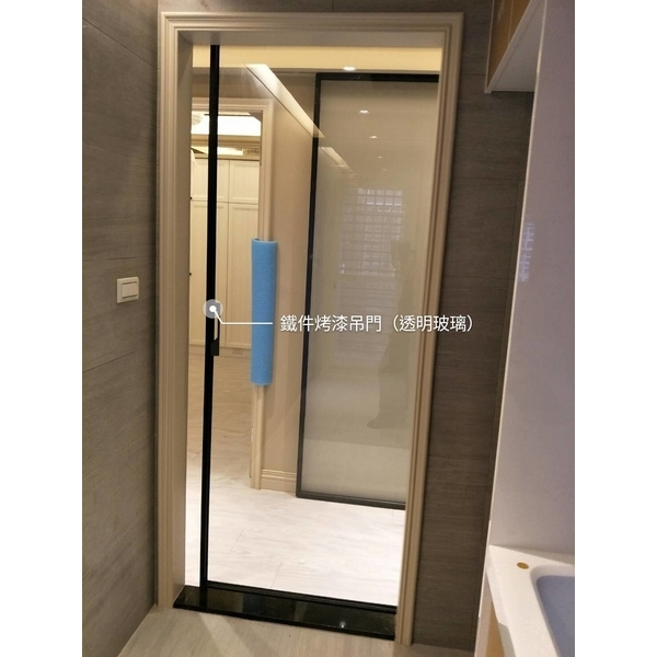 鐵件烤漆吊門-富祥鋼鋁企業社