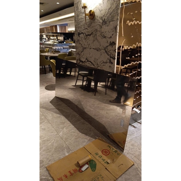 鏡面不繡鋼鐵片安裝