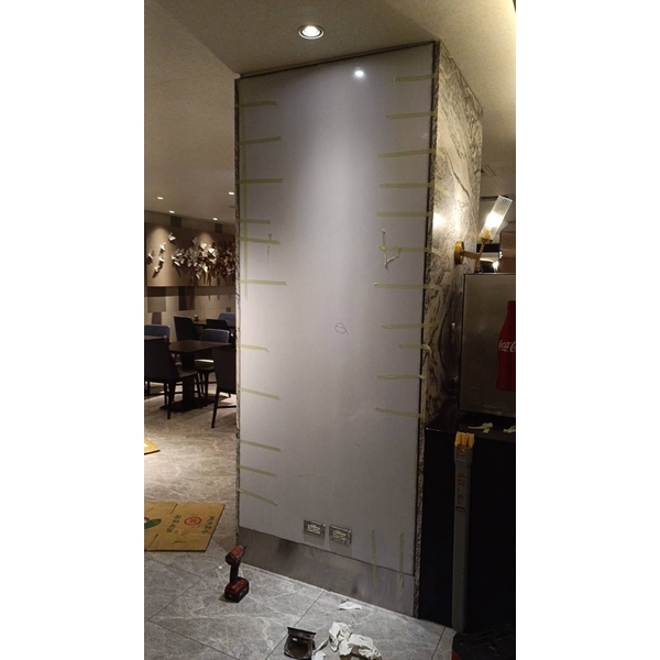 鏡面不繡鋼鐵片安裝