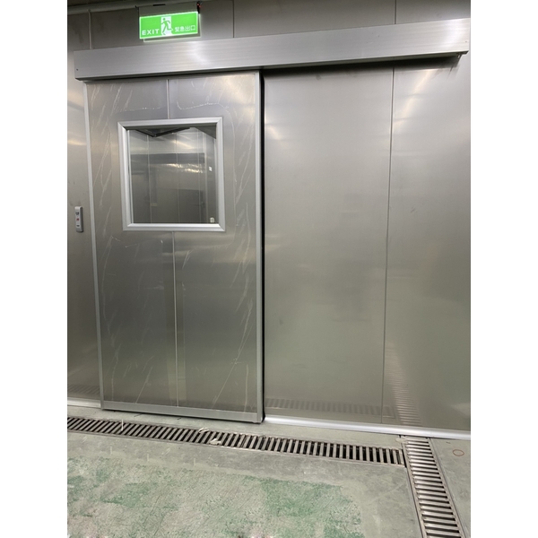 庫板單開自動門 庫板單開自動門,極鑫自動門