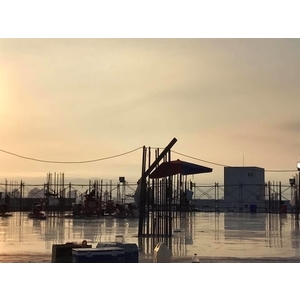 座騎式鏡面整體粉光