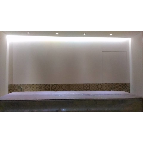 主牆烤漆/ 展示木櫃顯紋漆/全室粉刷,宅美油漆防水工程