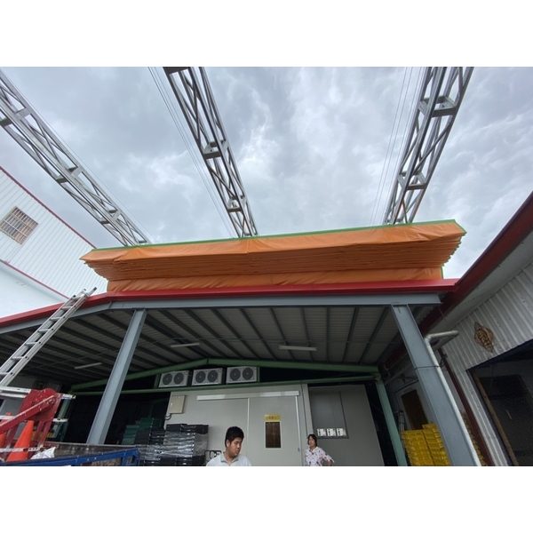 伸縮帆布天幕 伸縮帆布天幕-志宏帆布行