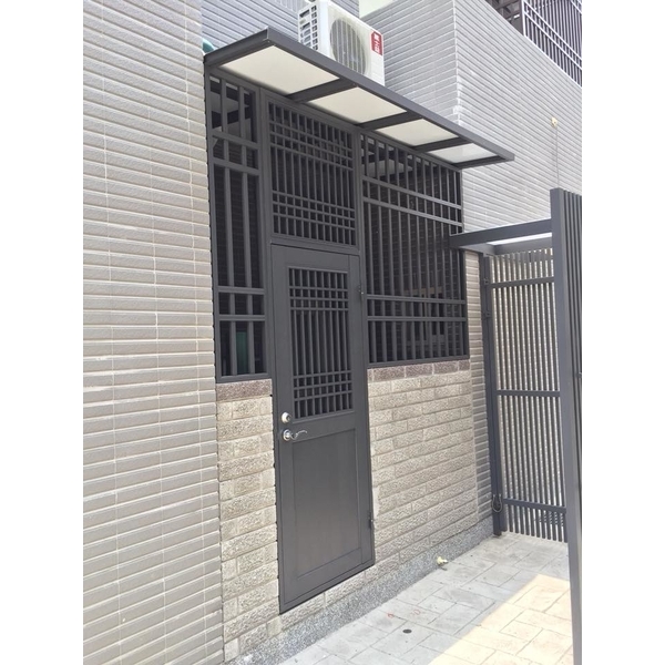 防盜窗+防盜門+遮雨棚,毅展企業社